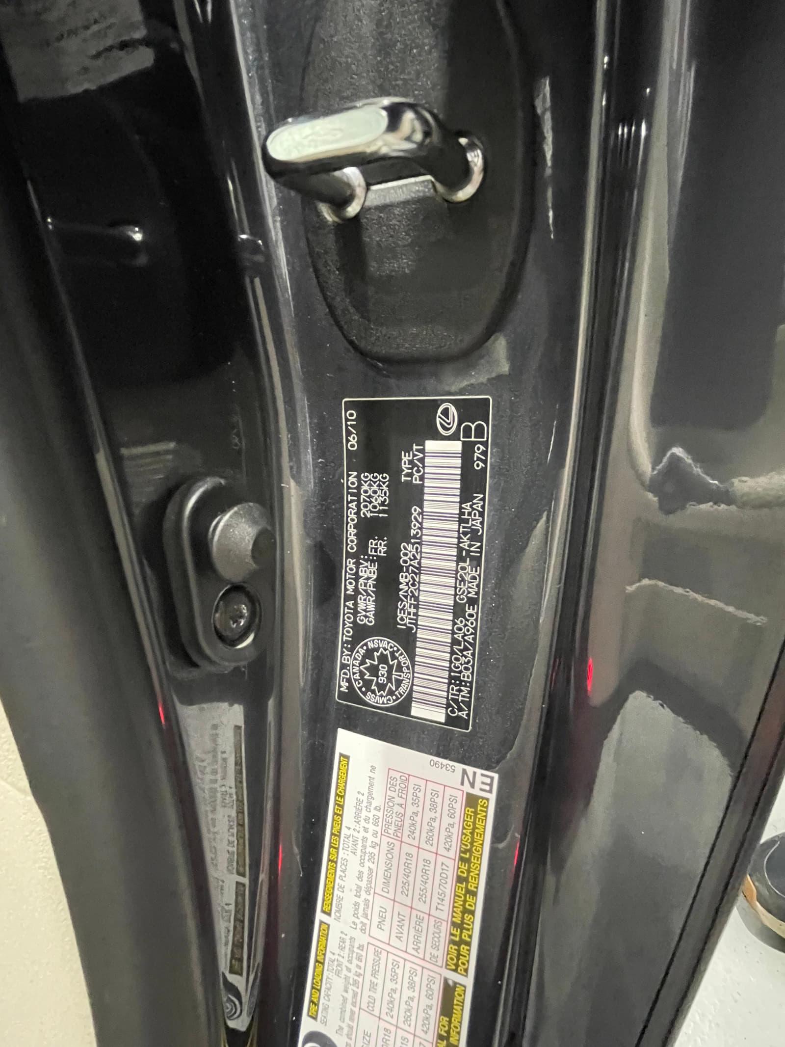 Lexus IS 250C 2010 - Image 59