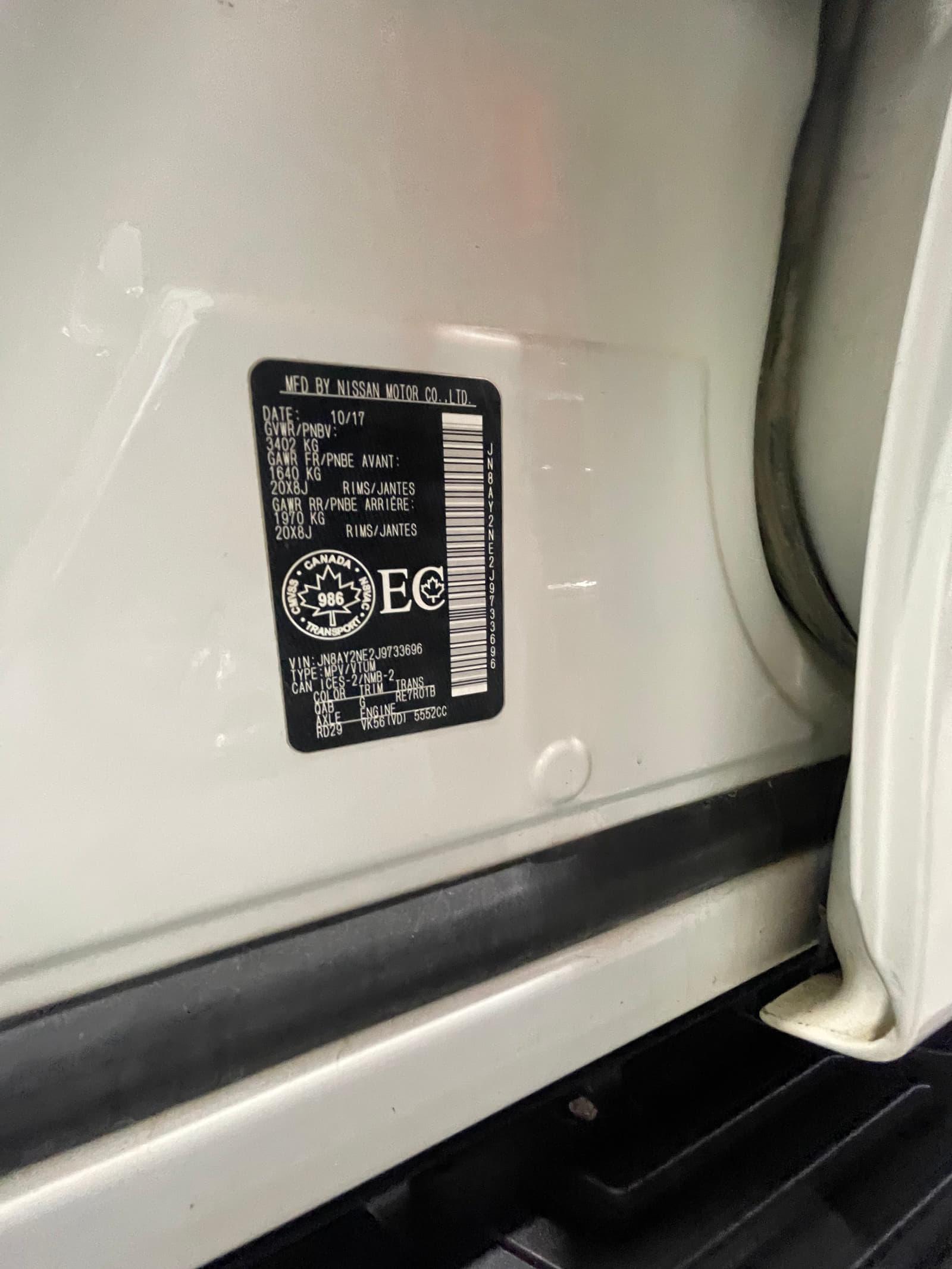 Nissan Armada 2018 - Image 44