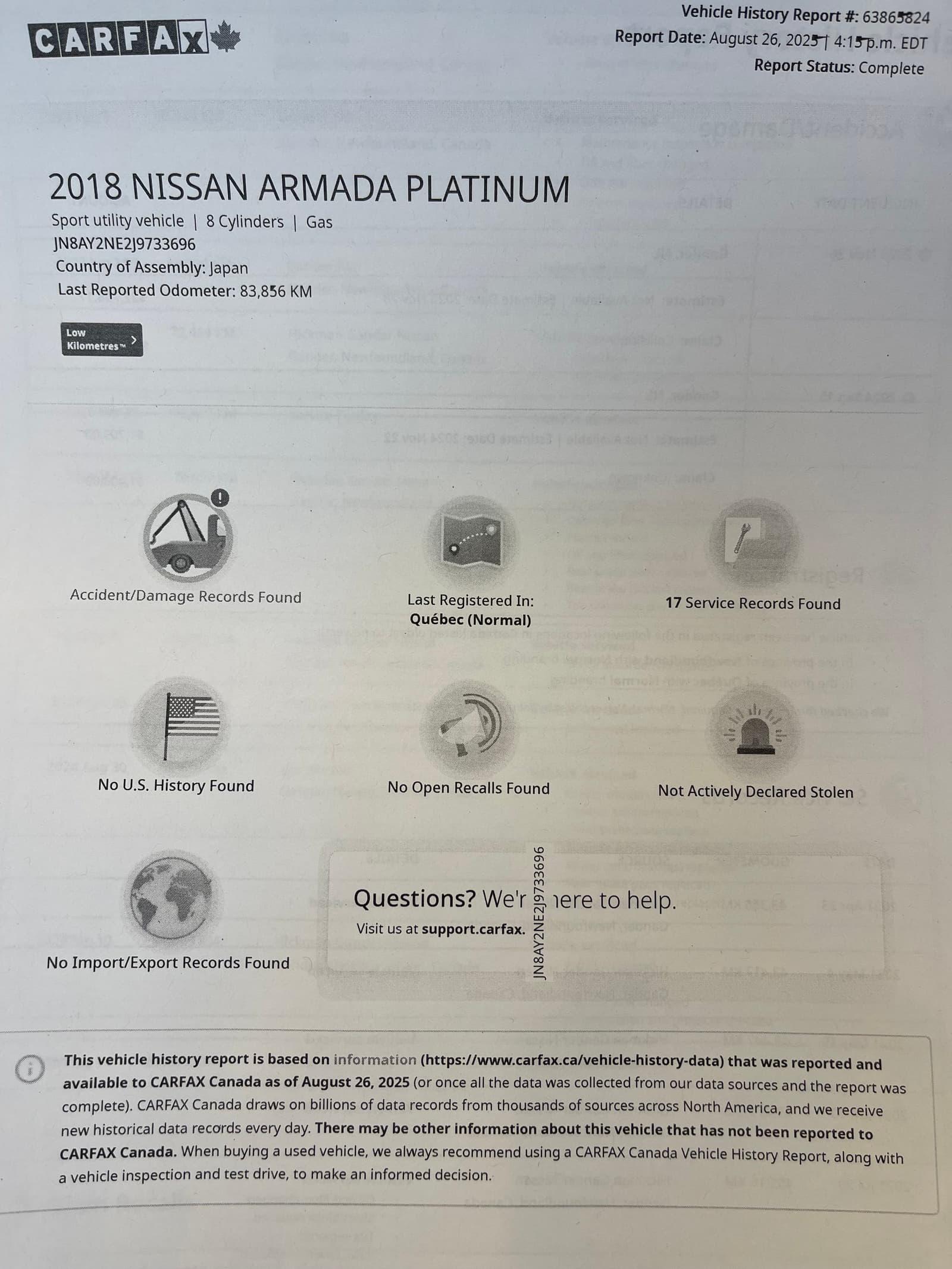 Nissan Armada 2018 - Image 45