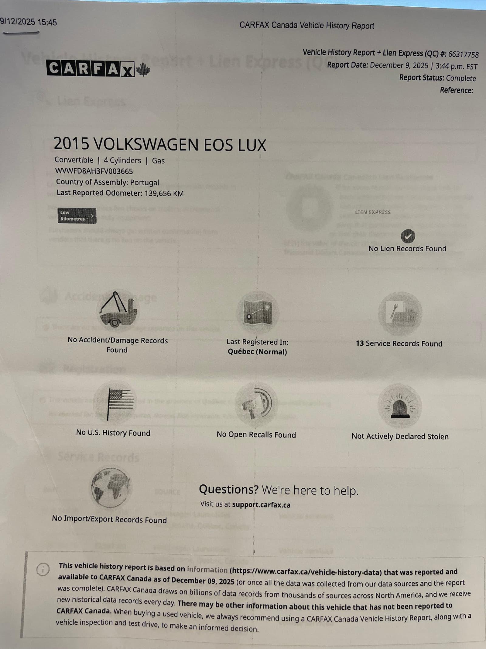 Volkswagen Eos 2015 - Image 44